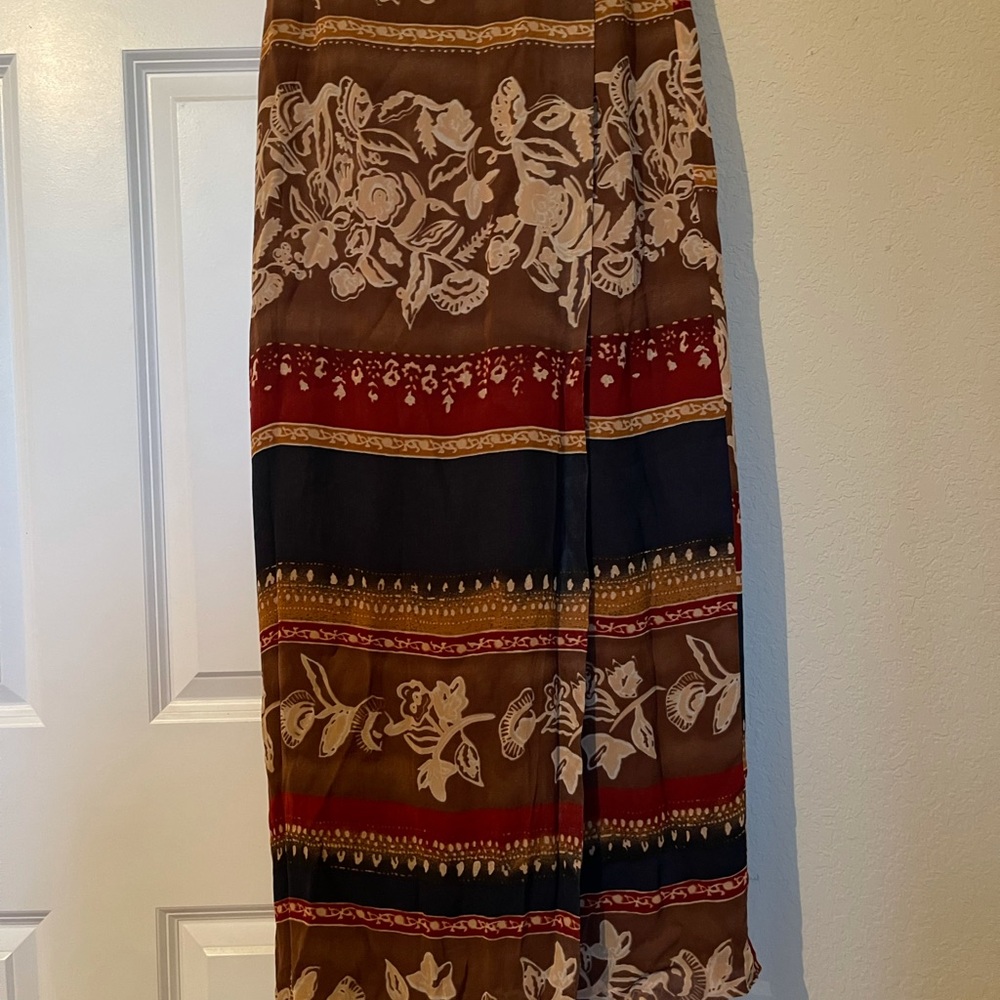 Wrap around shirt. Nice with fall boots